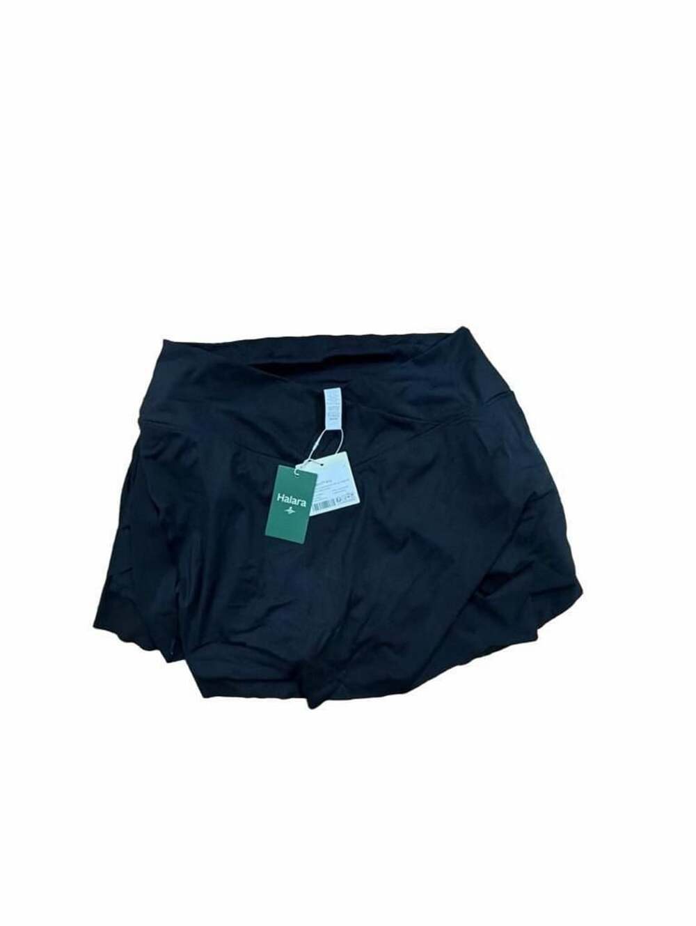 Halara SoftlyZero Airy High Waisted Crossover Skort Black 1X